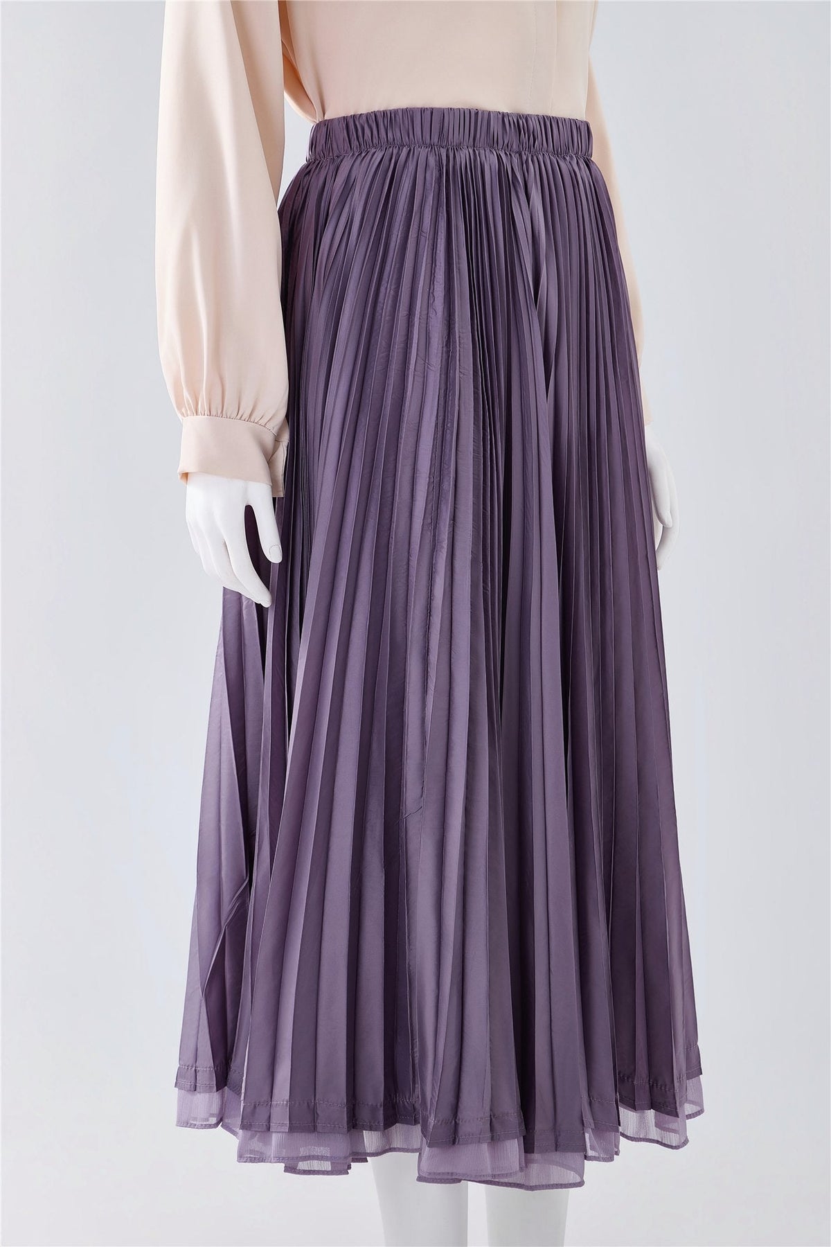 Pleated Midi Skirt — Image 3