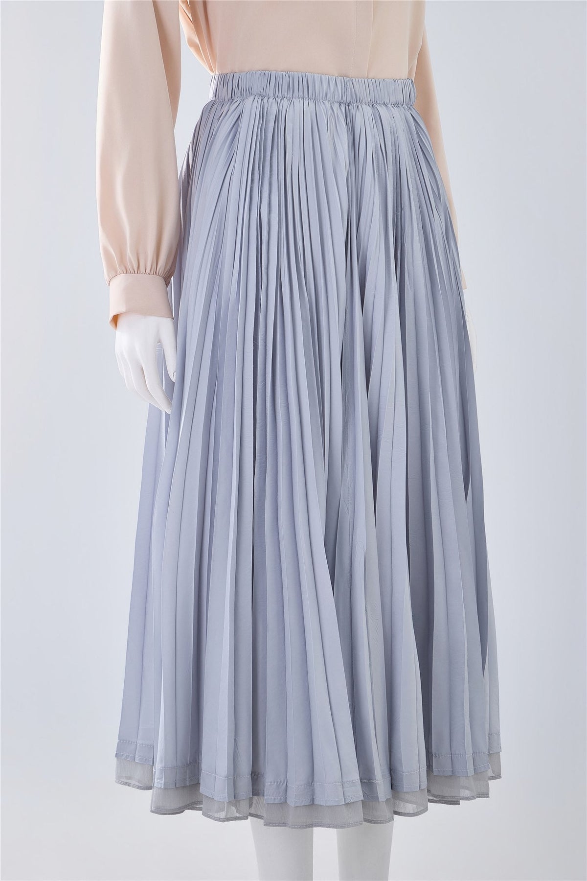 Pleated Midi Skirt — Image 11