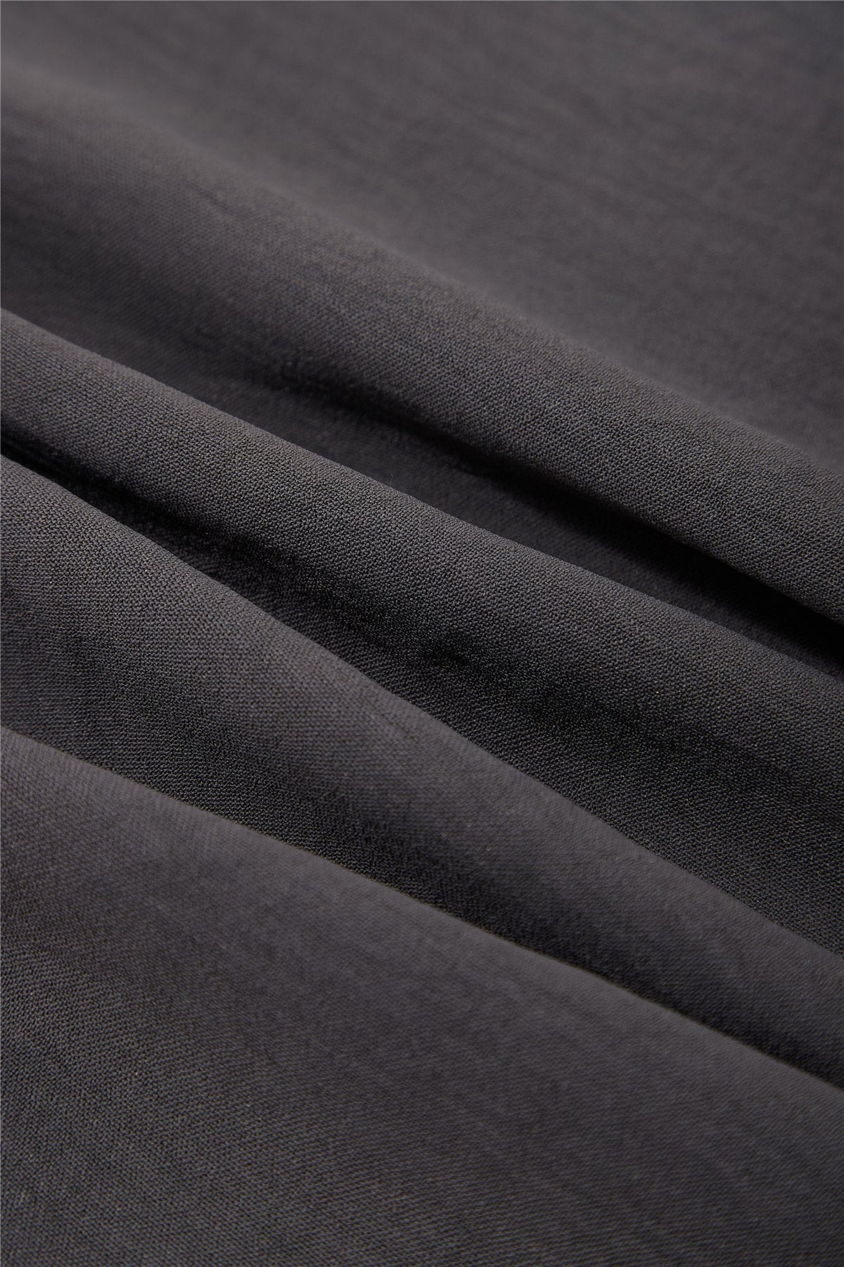 Charcoal Drawstring Wide-Leg Trousers — Image 8