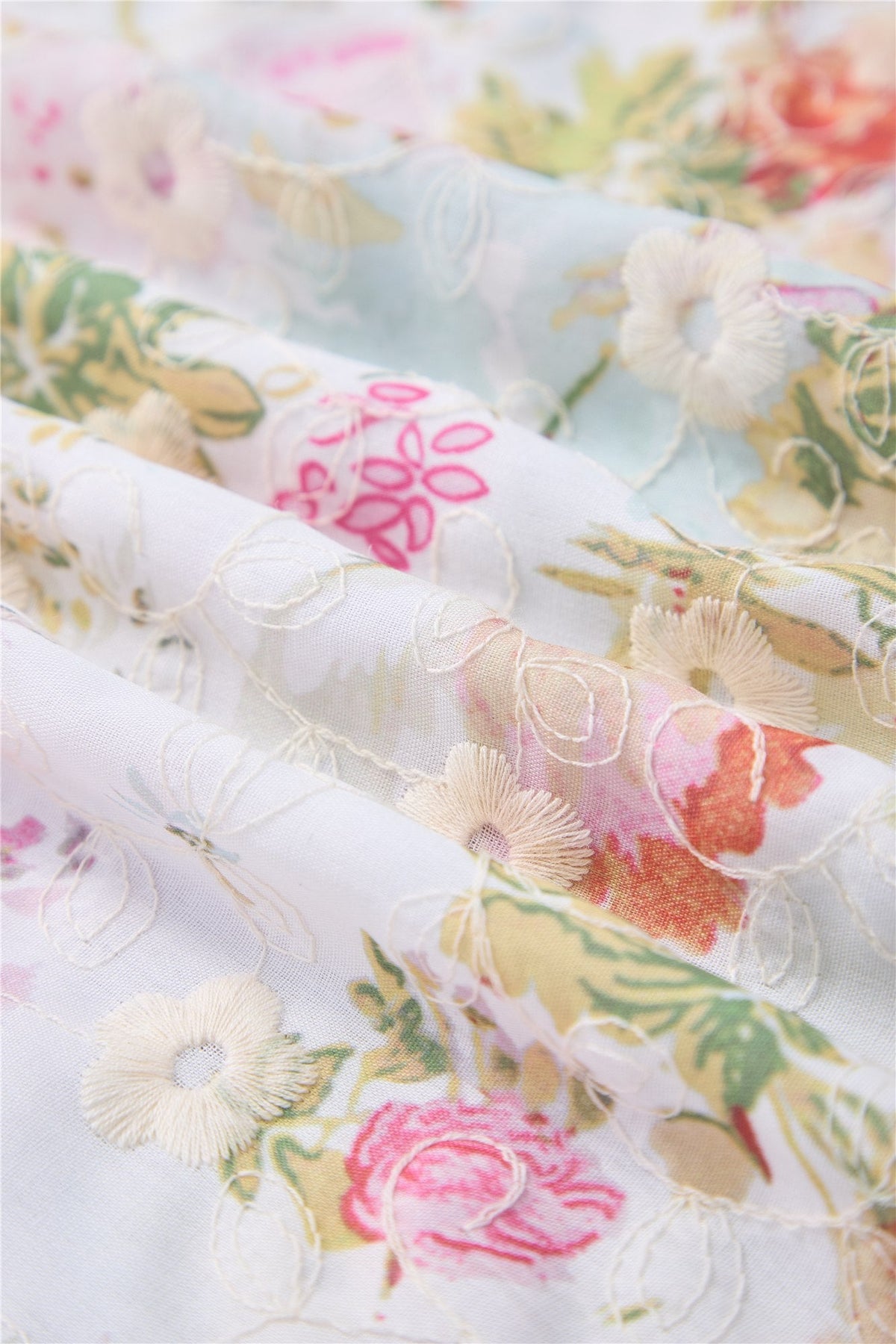 Multicolour Floral Short-Sleeve Top — Image 8