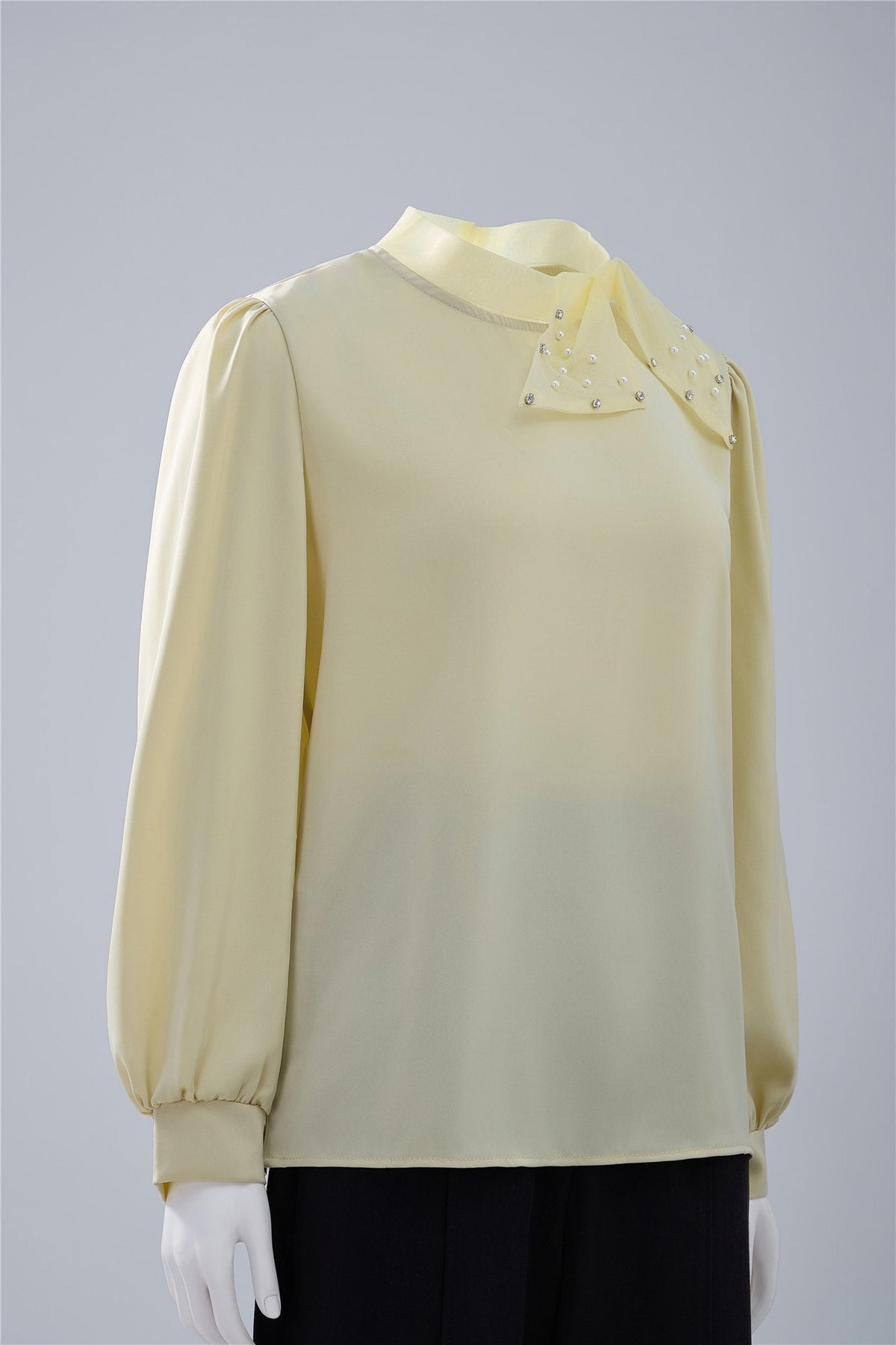 Tie-Neck Blouse — Image 2
