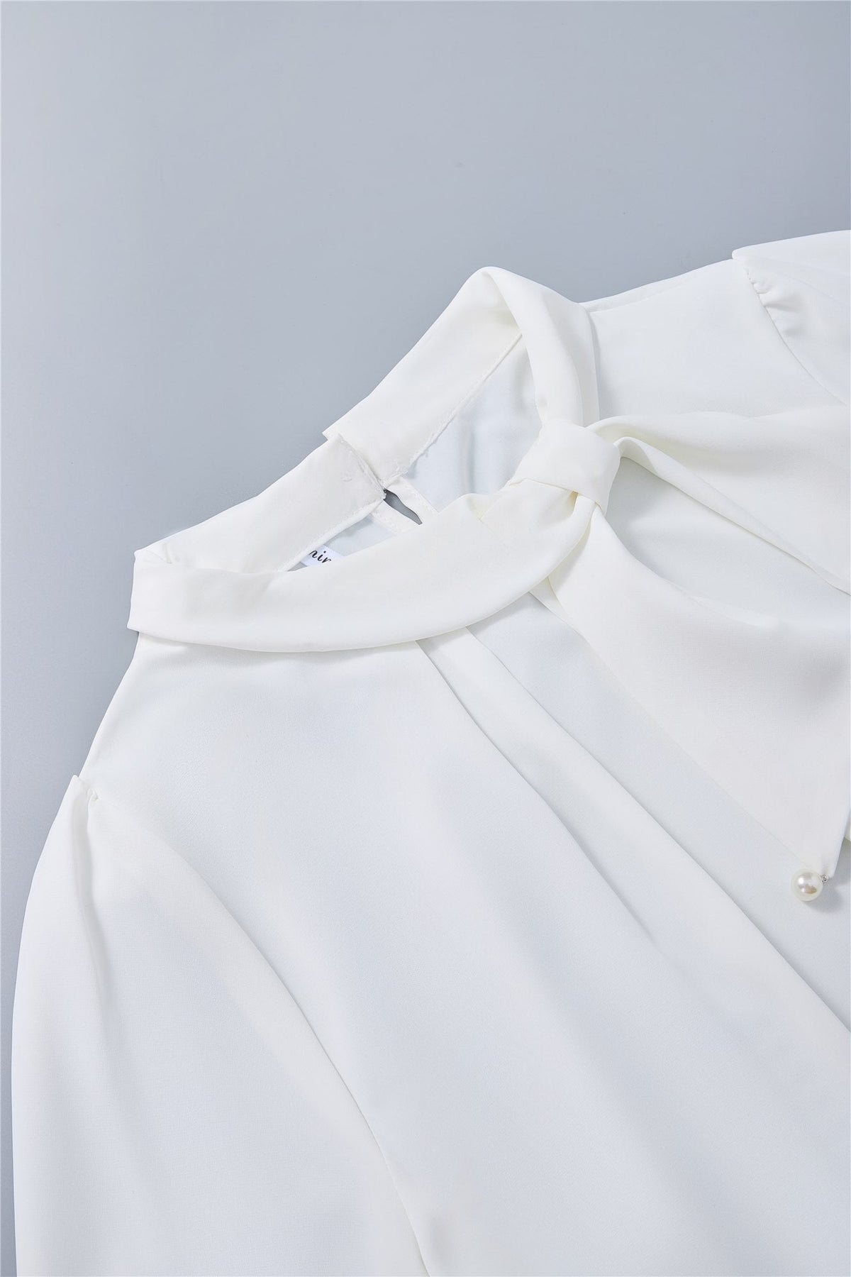 Tie-Neck Blouse — Image 14