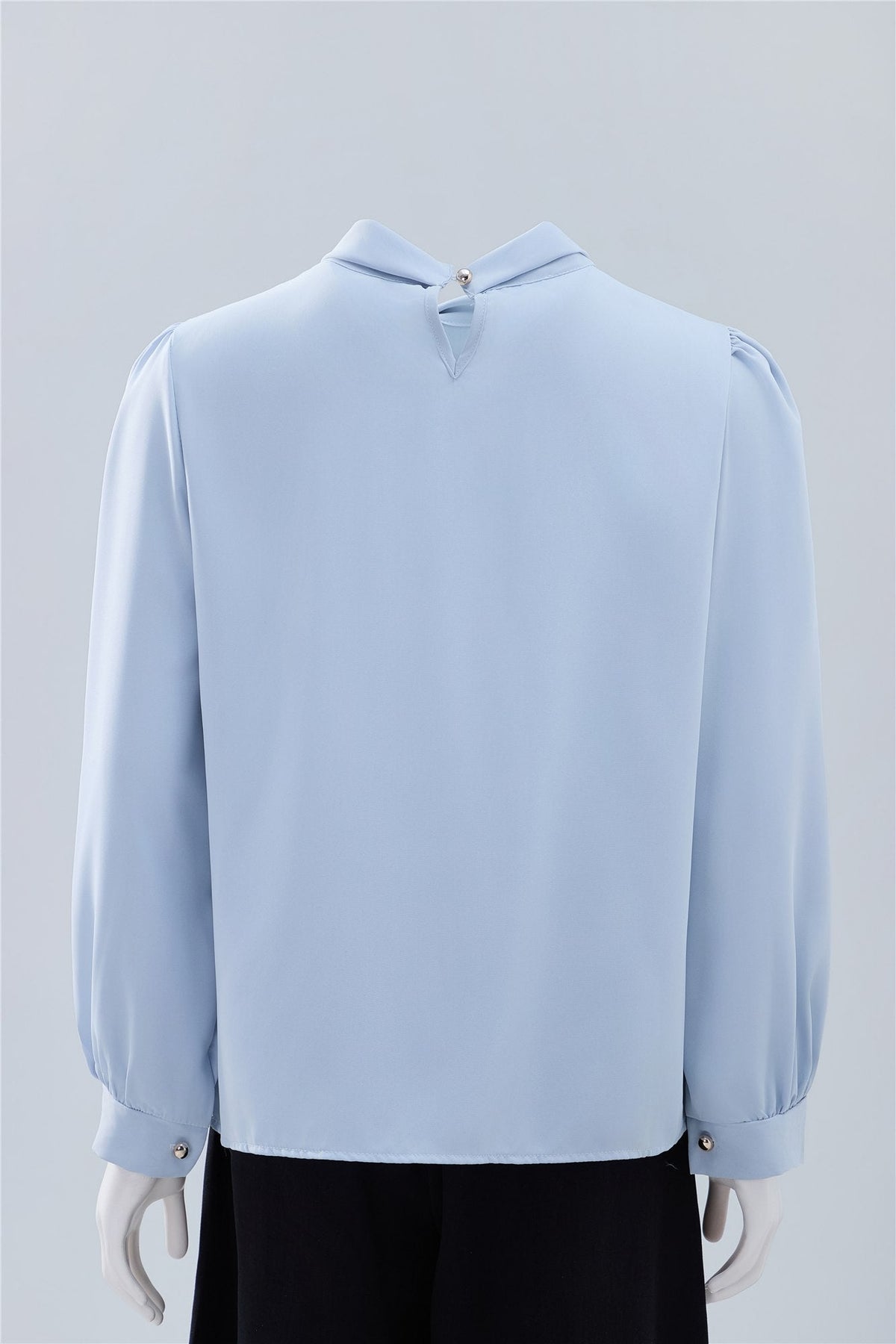 Tie-Neck Blouse — Image 20