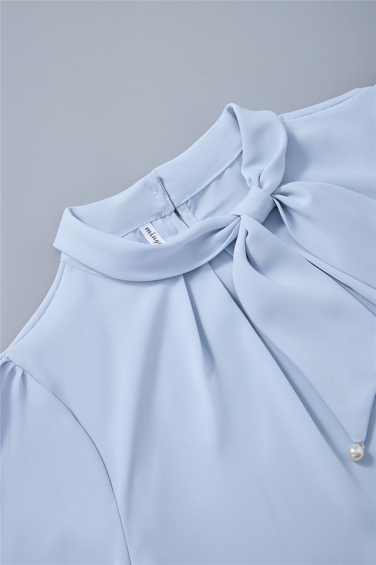 Tie-Neck Blouse — Image 22