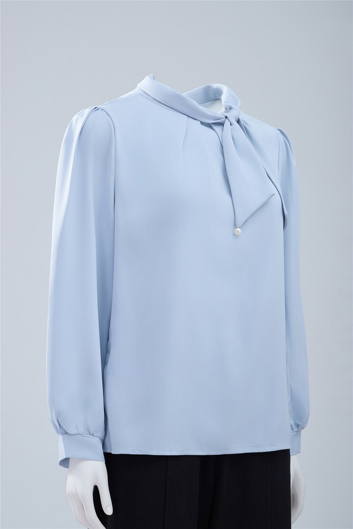 Tie-Neck Blouse — Image 19