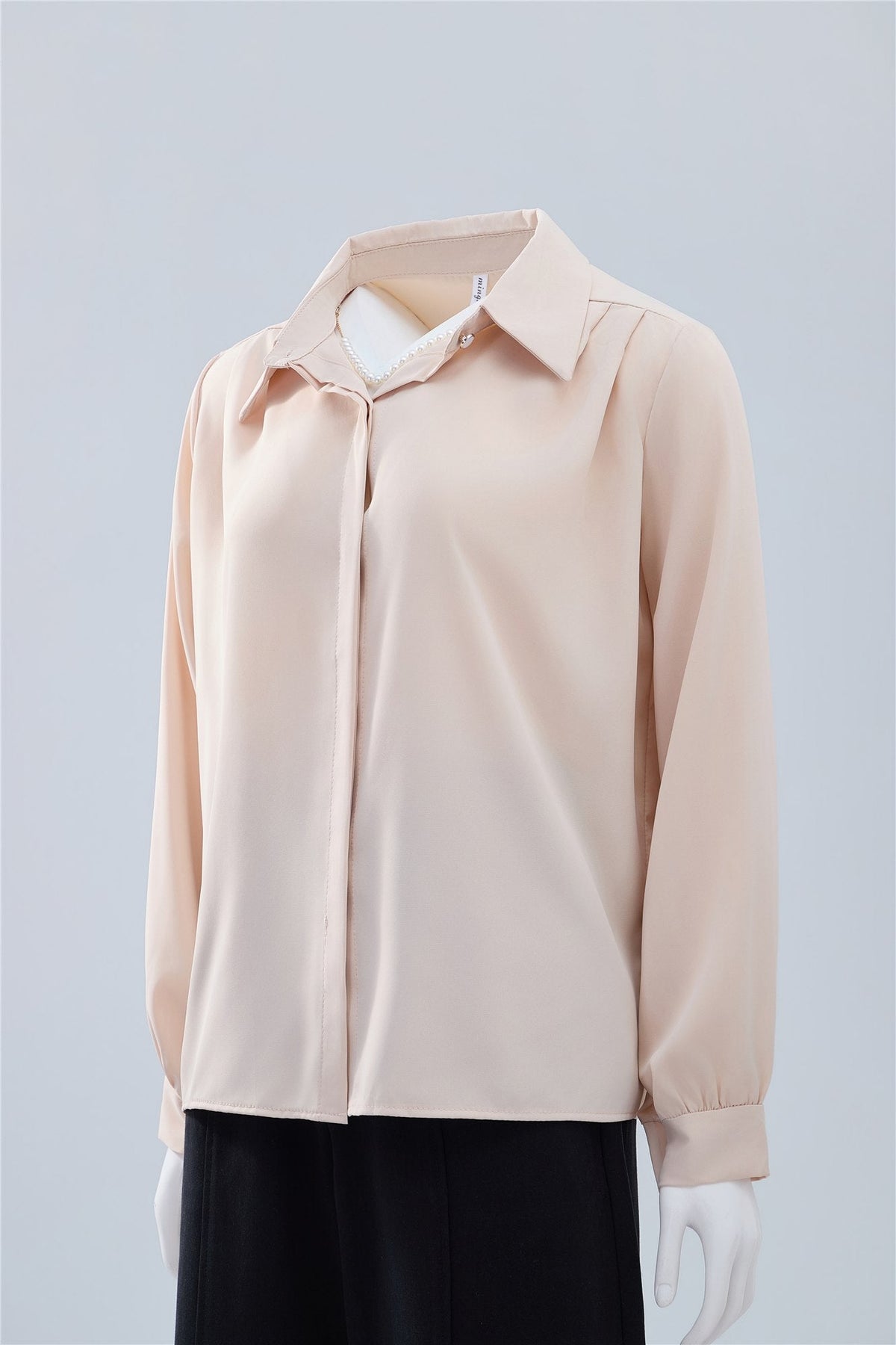 Peach Long-Sleeve Shirt — Image 3