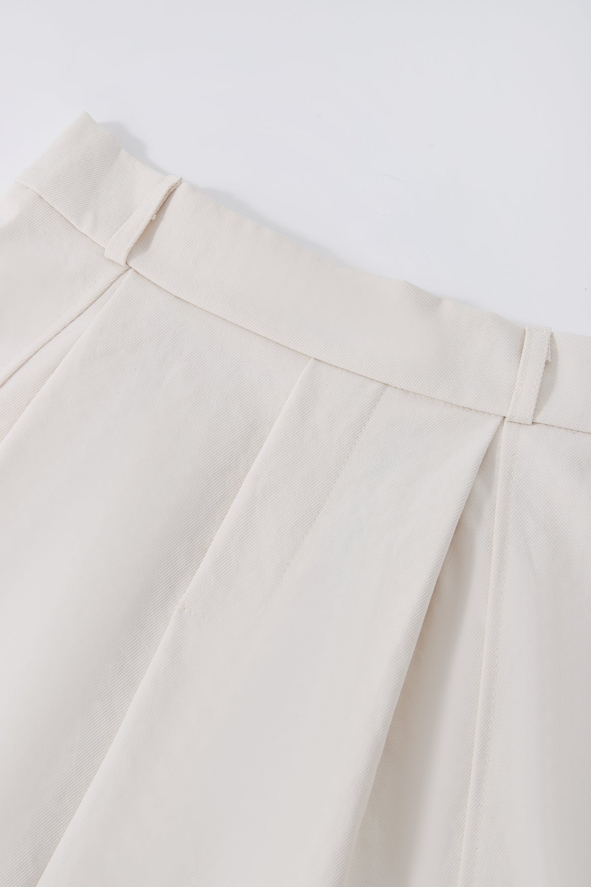 Ivory Pleated Midi Skirt — Image 6