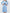 Elegant Pleated Midi Wrap Blue Dress with Statement Belt