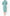 Casual Sophistication Long-Sleeve Utility Teal Blue Shirt Dress