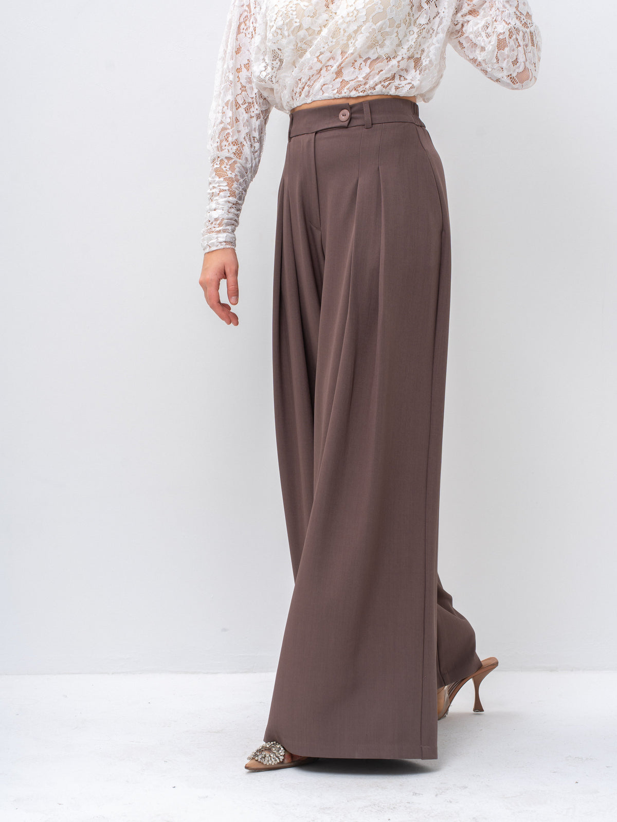 Metropolitan Wide-Leg Trousers — Image 3