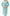 Casual Sophistication Long-Sleeve Utility Teal Blue Shirt Dress
