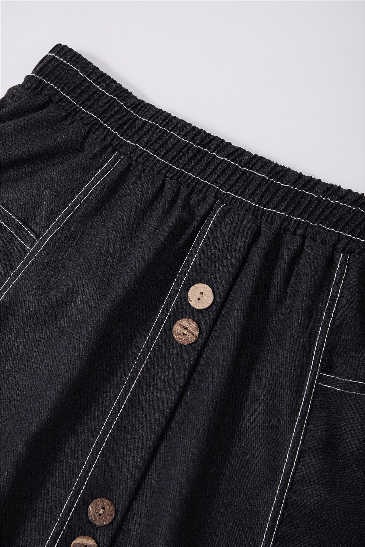 Button-Front Midi Skirt — Image 6