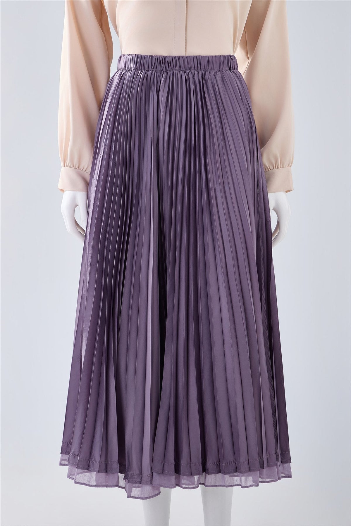 Pleated Midi Skirt — Image 1
