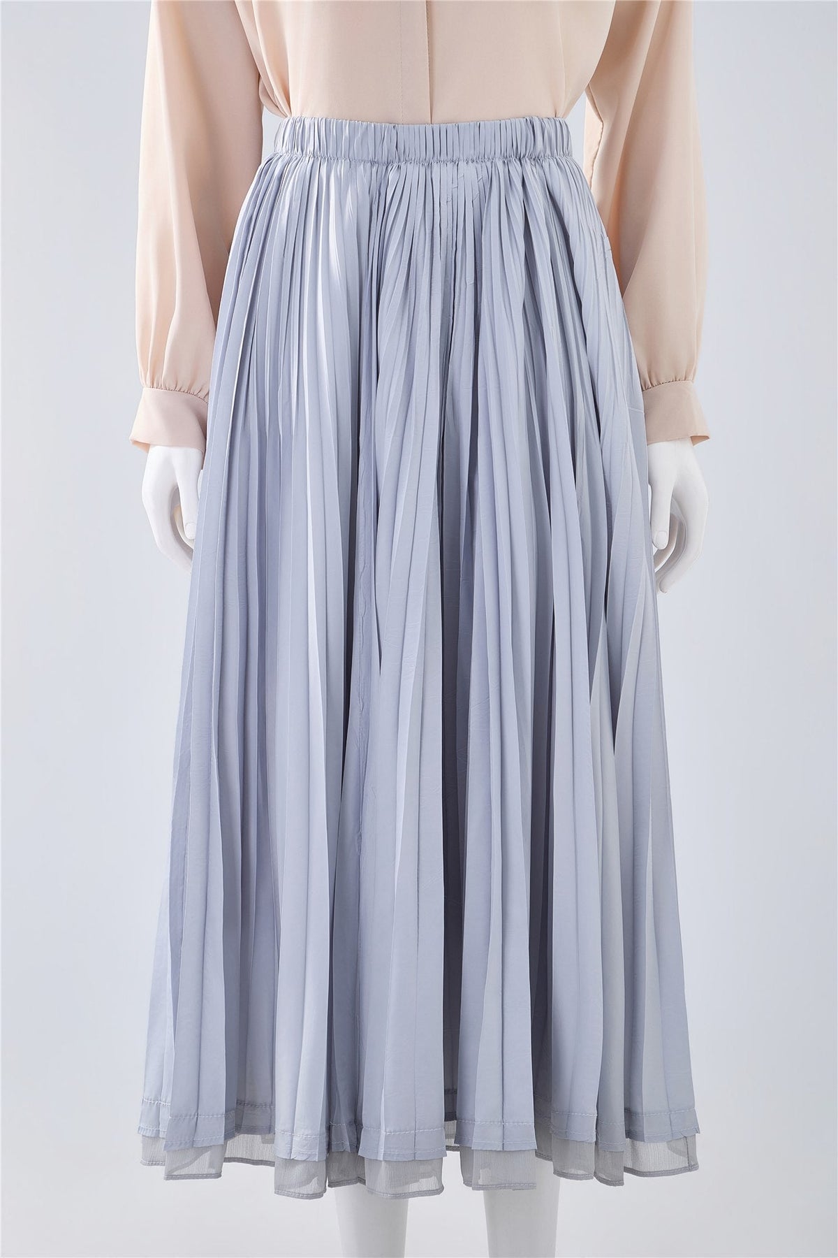 Pleated Midi Skirt — Image 9