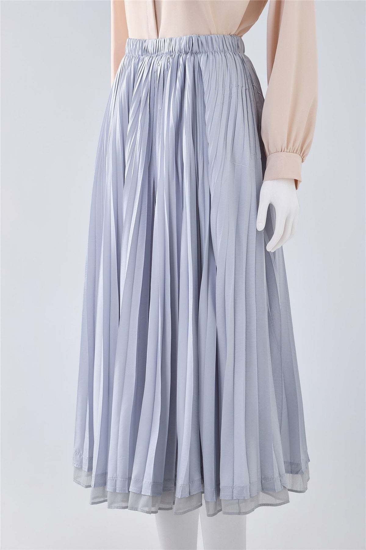 Pleated Midi Skirt — Image 10