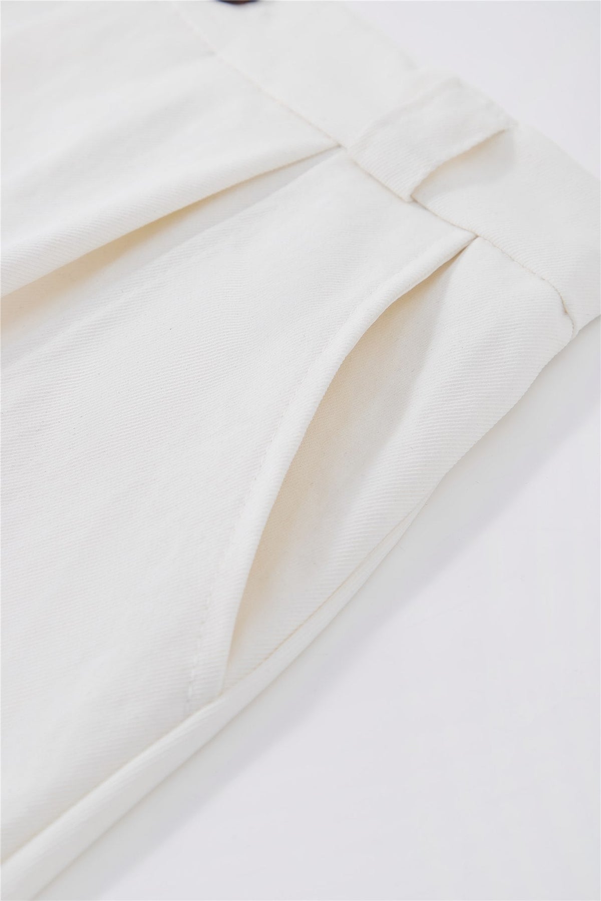 White A-Line Midi Skirt — Image 7