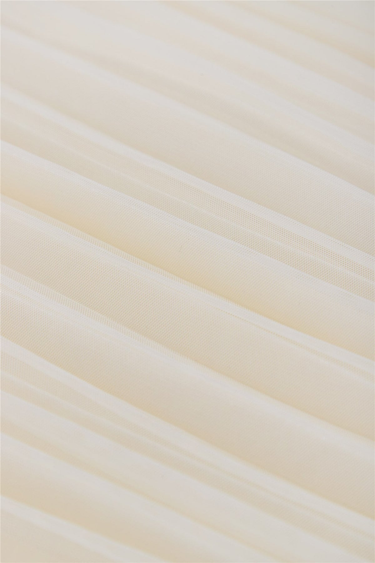 Ivory Pleated Ruffle-Hem Midi Skirt — Image 8