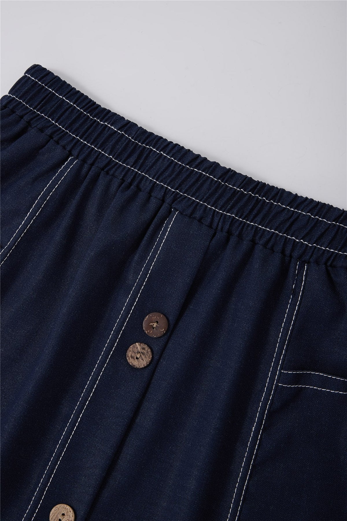 Button-Front Midi Skirt — Image 14