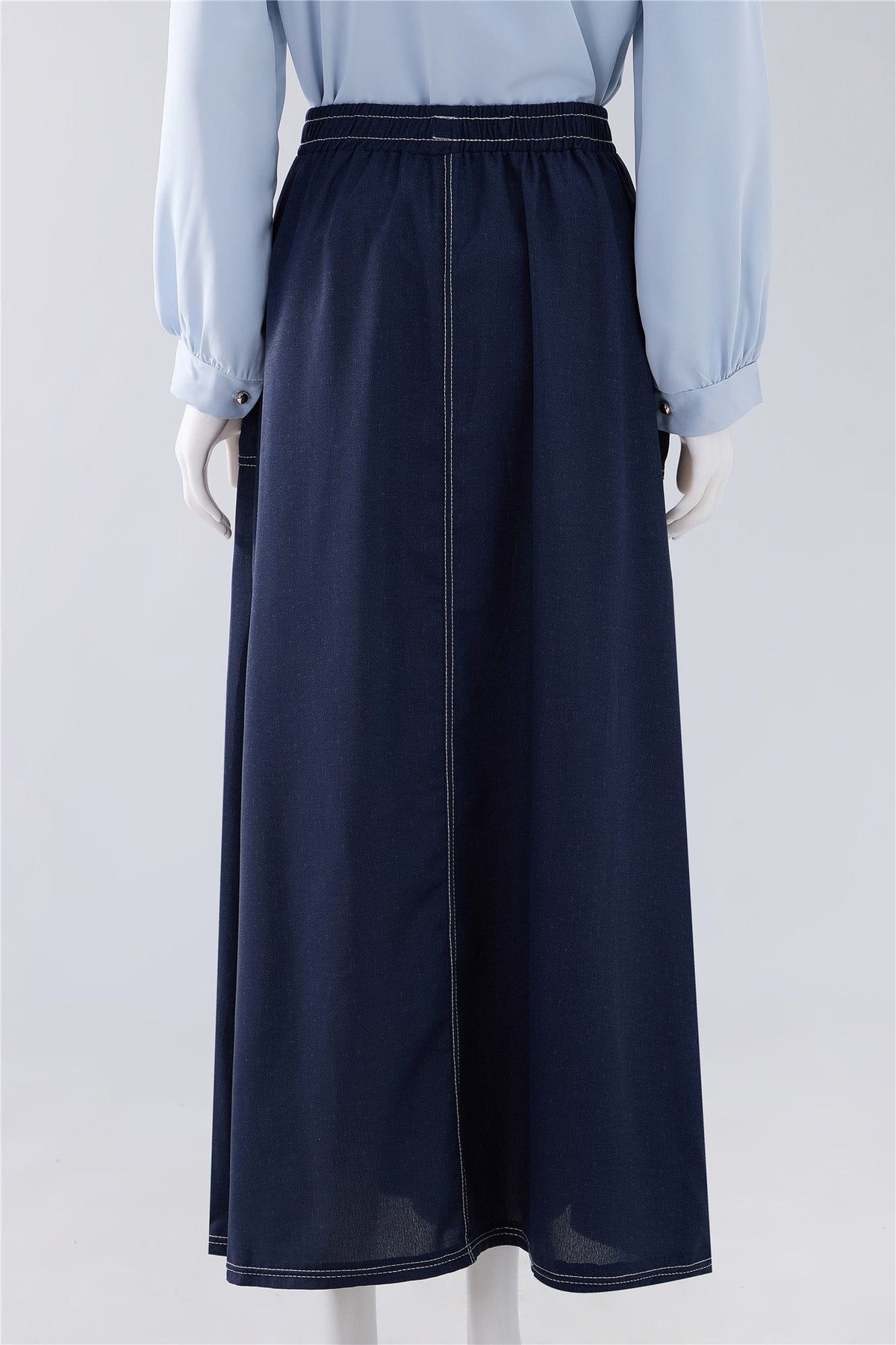 Button-Front Midi Skirt — Image 12