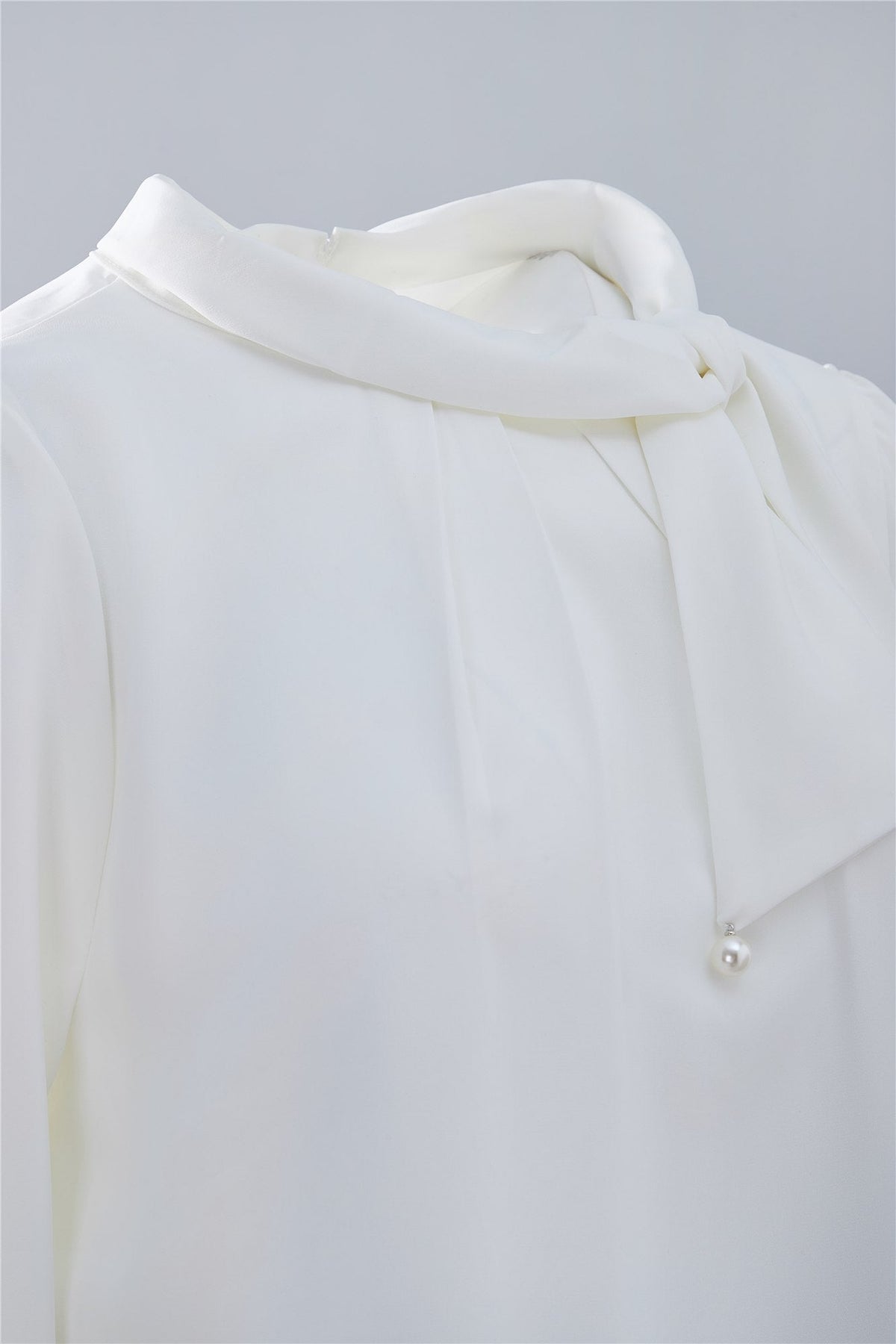 Tie-Neck Blouse — Image 13