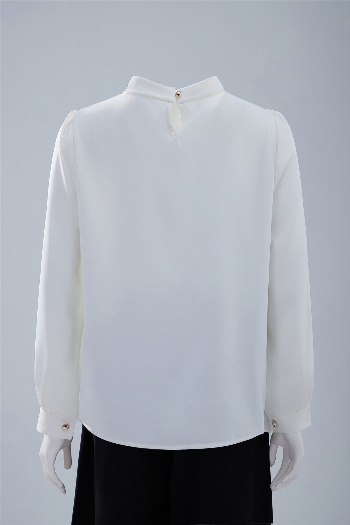 Tie-Neck Blouse — Image 12