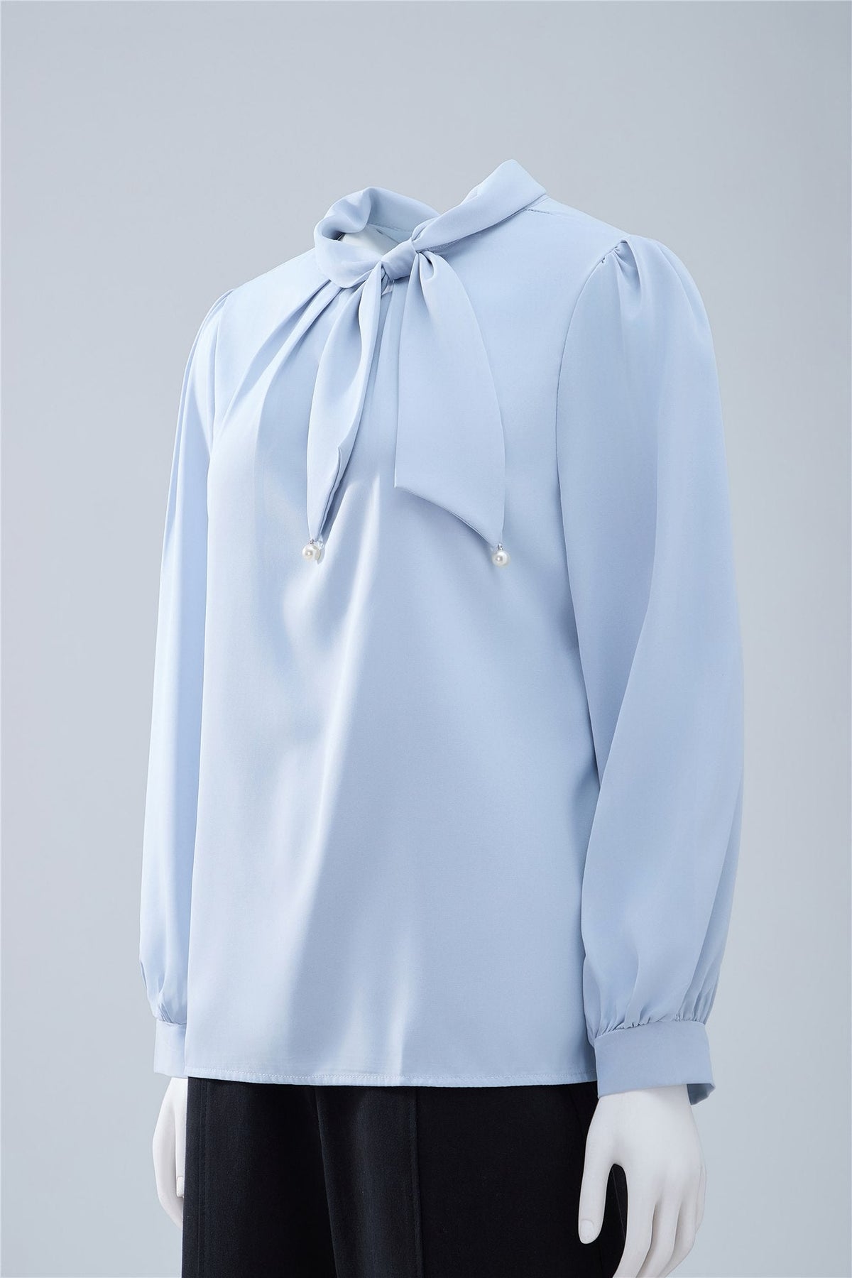 Tie-Neck Blouse — Image 18