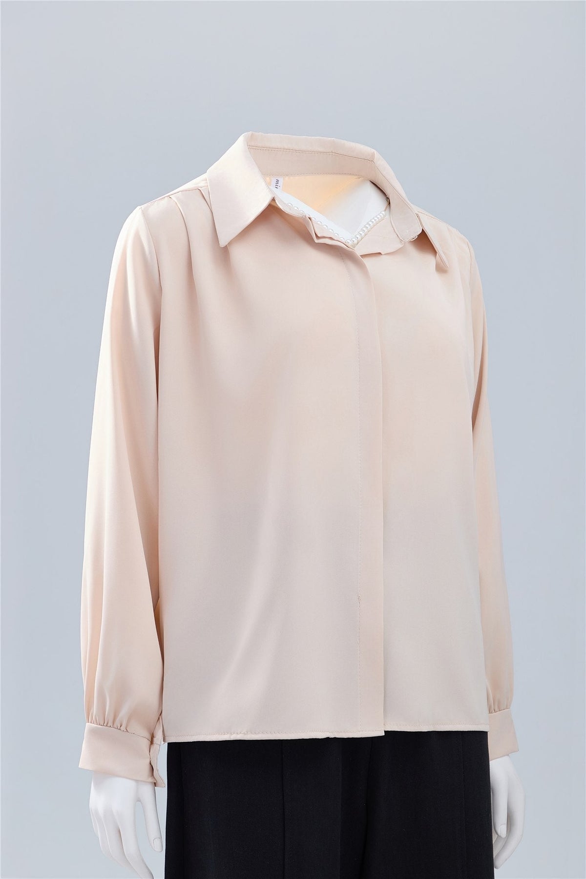 Peach Long-Sleeve Shirt — Image 2