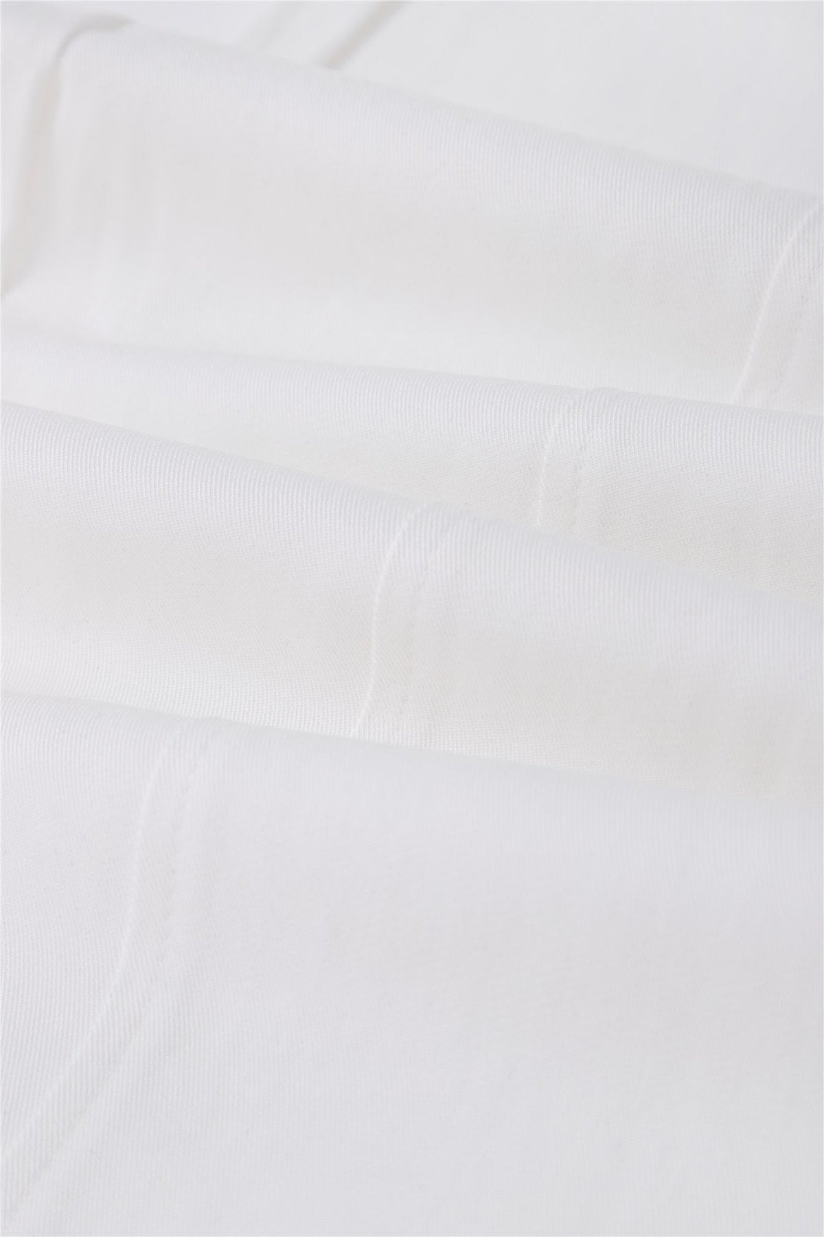 White Belted Wide-Leg Trousers — Image 8