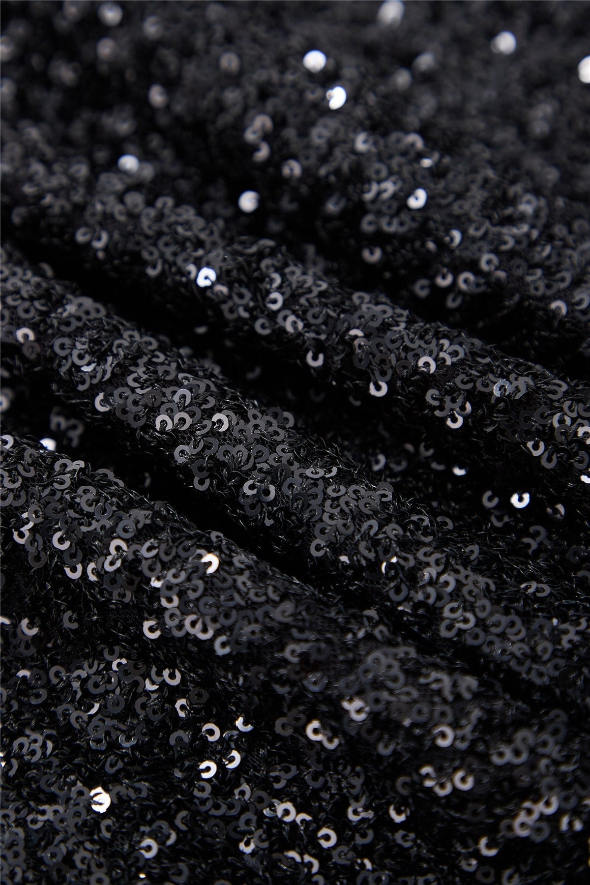 Black Textured Flared Maxi Skirt — Image 8