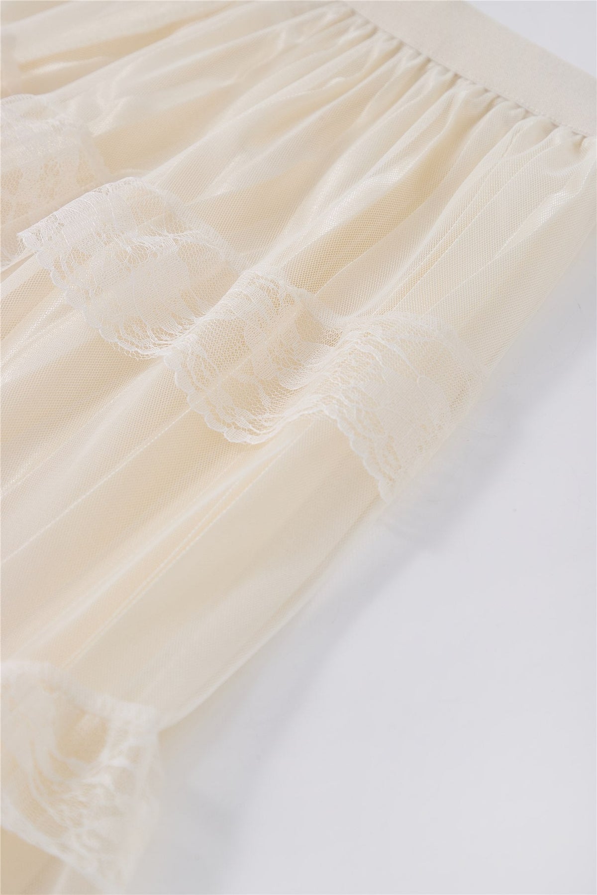 Ivory Tiered Maxi Skirt — Image 7