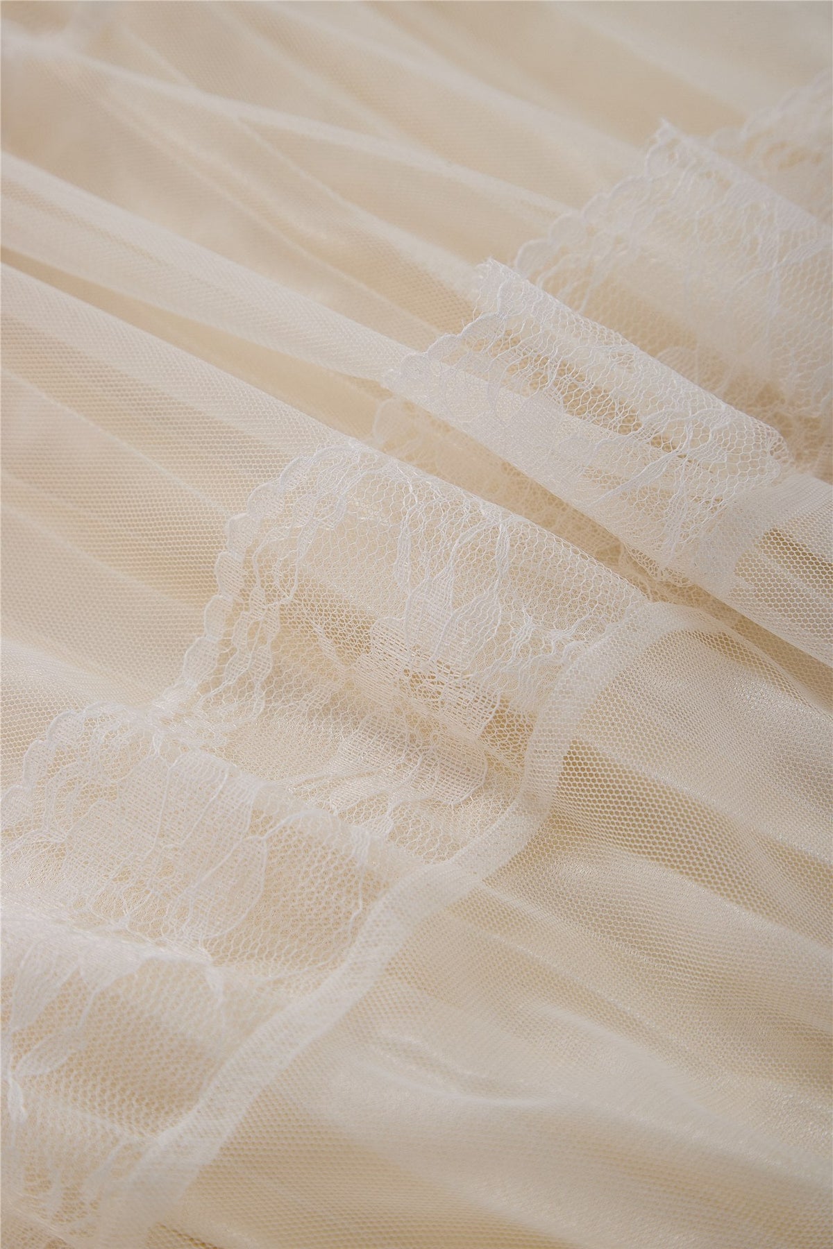 Ivory Tiered Maxi Skirt — Image 8