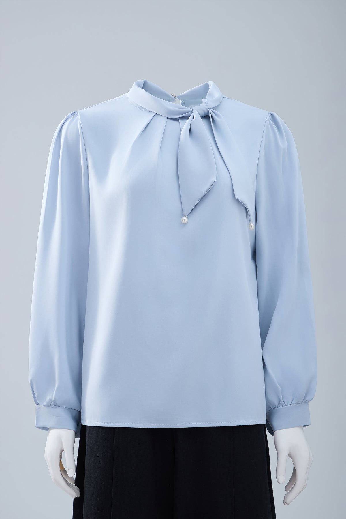 Tie-Neck Blouse — Image 17